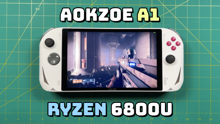 AOKZOE A1 Hands-On Impressions (Ryzen 7 6800U handheld)