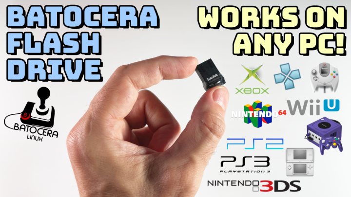 Turn a USB Flash Drive into a Portable Gaming Console using Batocera
